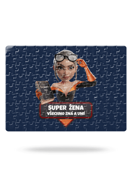 Super mama puzzle White