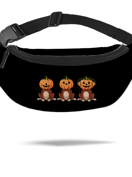 Halloween opičky ľadvinka Black