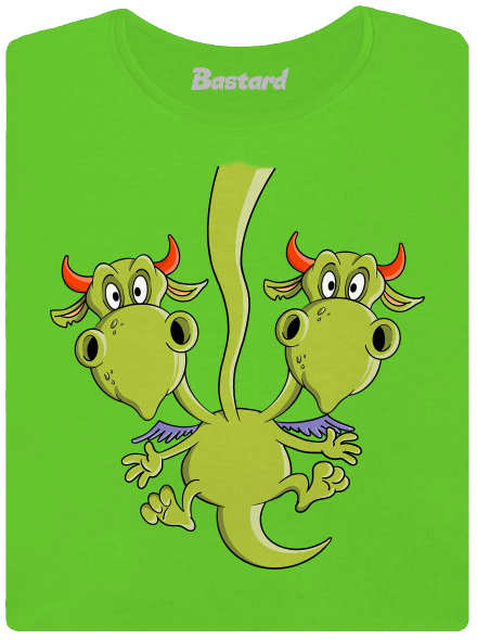 Trojhlavý drak dámske tričko Apple Green