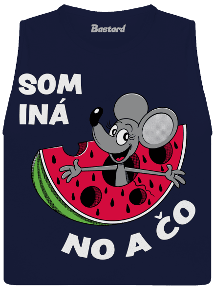 Som iná dámske tielko voľné Navy