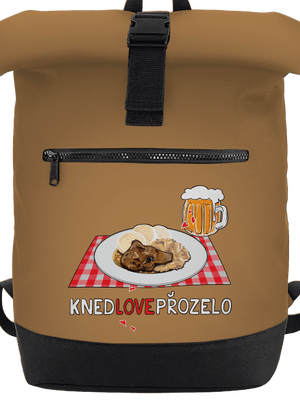 Knedlo vepřo zelo batoh Caramel