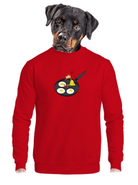 unisex mikina bez kapucne