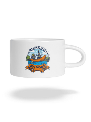 Pijavice na vode hrnček makronka White