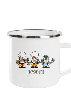 Pivoni plecháčik White