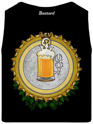 Pivný horoskop: Lev pánske tielko Black