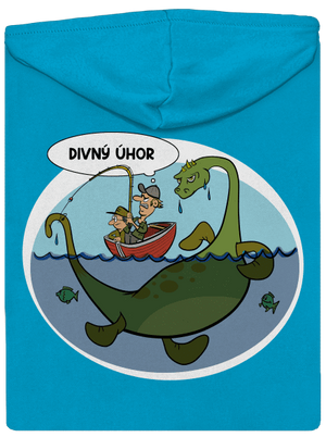 Divný úhor dámska mikina na zips Blue Atol