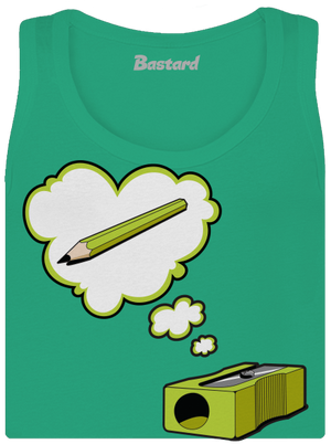 Ceruzka a Strúhatko dámske tielko klasické Mint Mal