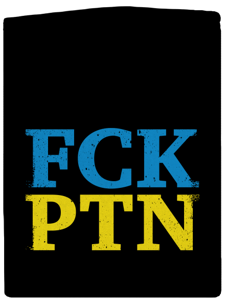 FCK PTN pánska mikina na zips Black