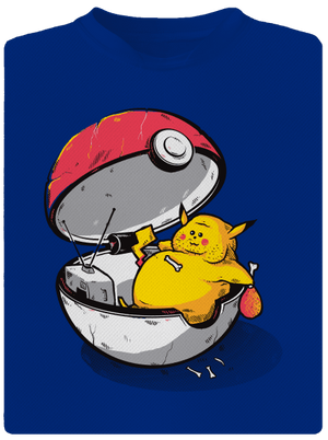 Koniec pokémona pánske športové tričko Royal Blue Mal