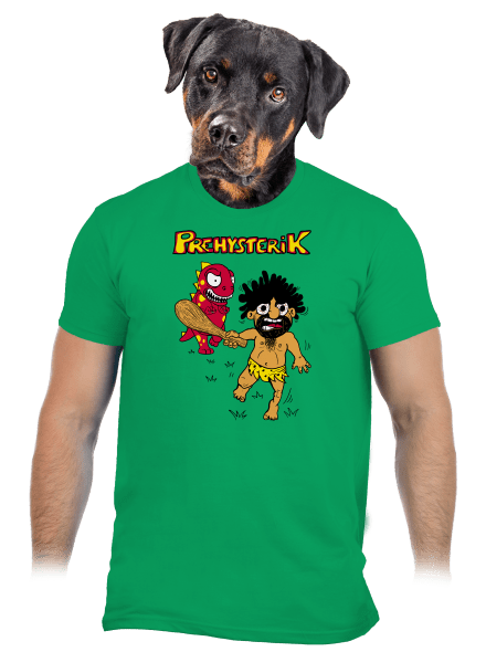 Prehysterik pánske tričko Kelly Green