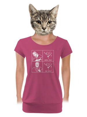 Cimrman: Copak jmelí dámske tričko s lemom Magenta