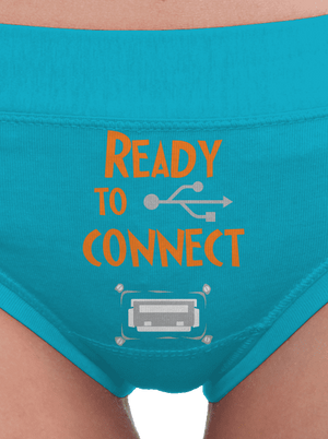 USB pripojenie dámske nohavičky Turquoise