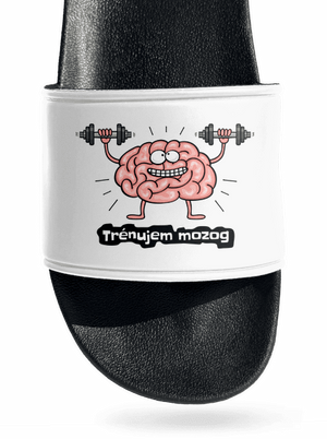 Trénujem mozog  šľapky White