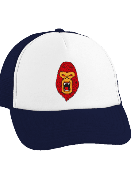 Gorilla face šiltovka truckerka French Navy cap