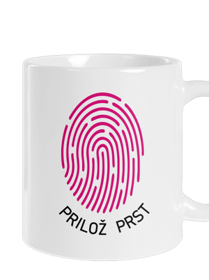 Prilož prst klasický hrnček White