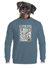 unisex mikina bez kapucne