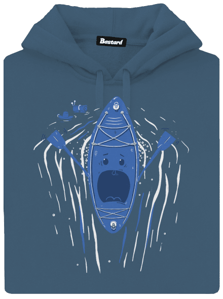 Ahhhh! dámska mikina klokanka Denim