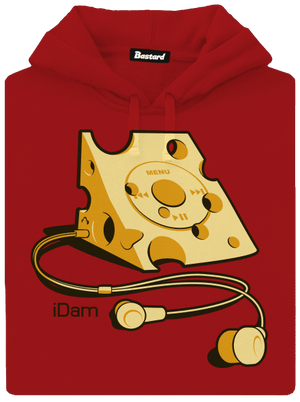 iDam dámska mikina klokanka Red Mal