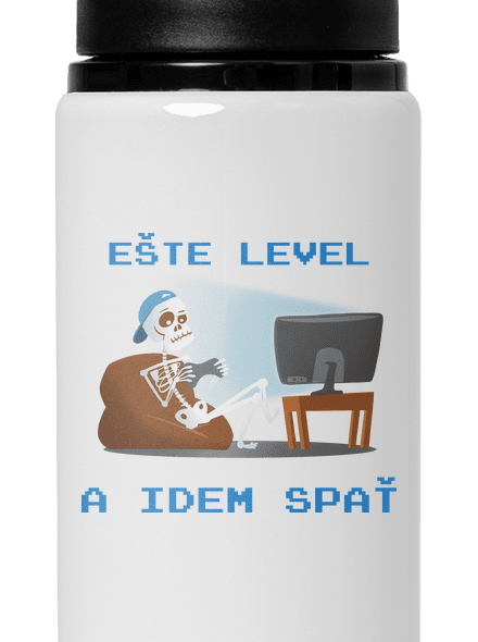 Ešte level flaša na vodu White