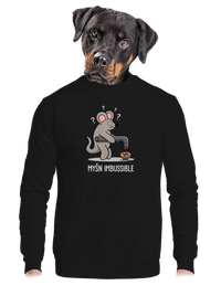 unisex mikina bez kapucne