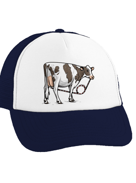Cow drink šiltovka truckerka French Navy cap