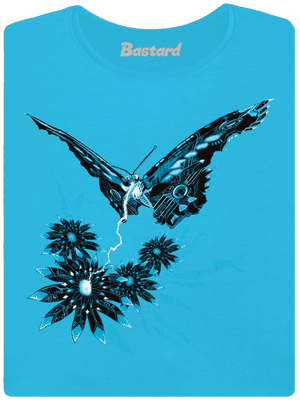 Fake Nature dámske tričko s lemom Blue Atol