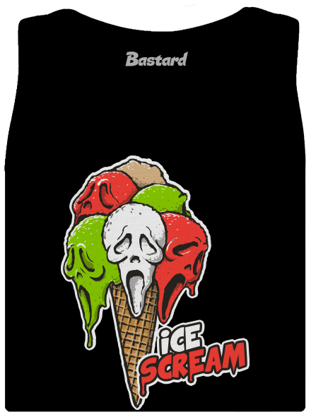 Ice Scream dámske tielko klasické Black