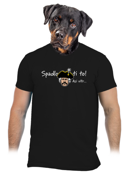 Spadlo ti to pánske tričko Black