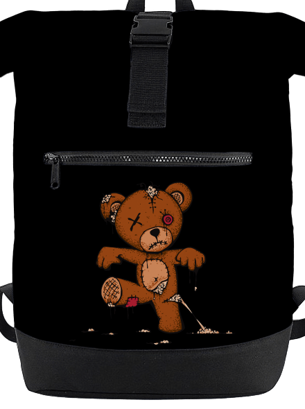 Zombie teddy batoh Black
