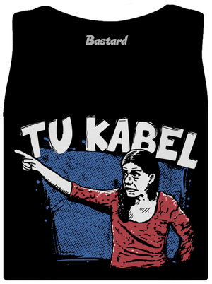 Tukabel dámske tielko klasické Black