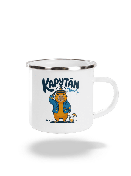 Kapytán pohody plecháčik White