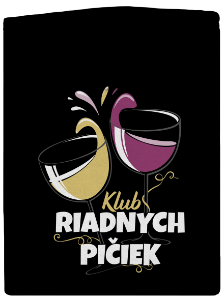 Klub riadnych pičiek dámska mikina na zips Black