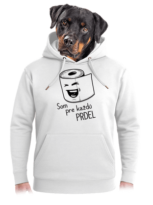 Prdel unisex mikina premium Snowwhite