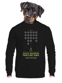 unisex mikina bez kapucne