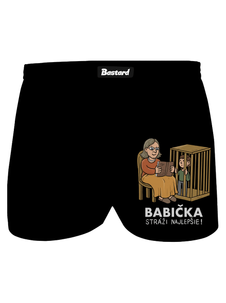 Babička stráži najlepšie pánske trenky Black