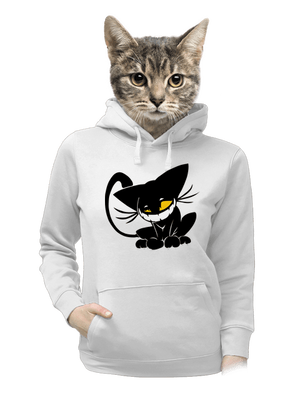 dámska mikina klokanka