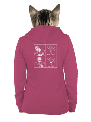 Cimrman: Copak jmelí dámska mikina na zips Magenta