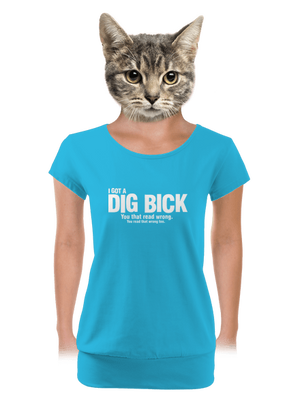 dámske tričko s lemom