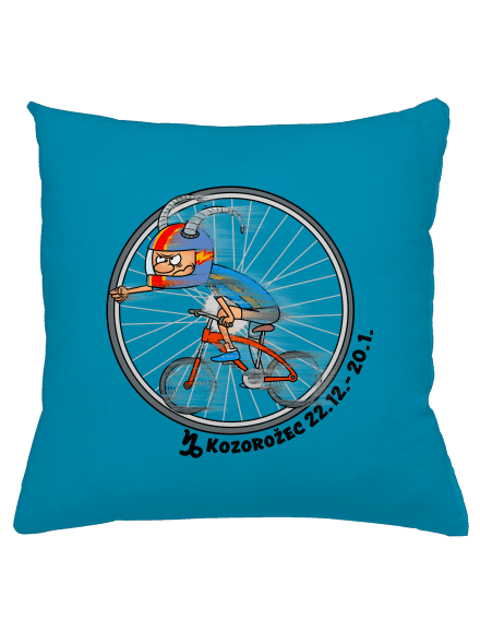 Cyklistický horoskop: Kozorožec vankúš Blue Turquoise