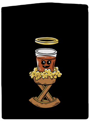 Panáčik v jasličkách dámska mikina na zips Black