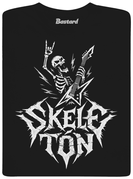 Skeletón detské tričko Black