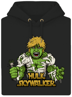 Hulk Skywalker unisex mikina premium Dark Black
