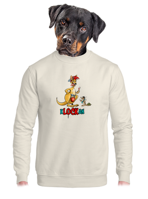 unisex mikina bez kapucne