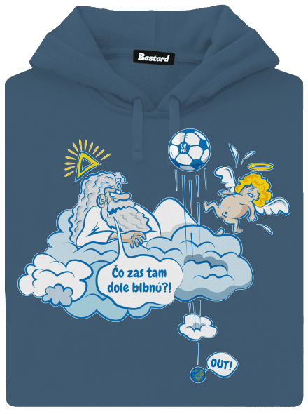 Out dámska mikina klokanka Denim