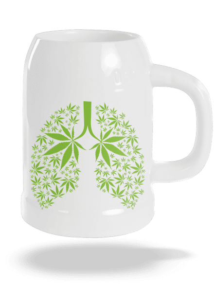Ganja pľúca polliter White