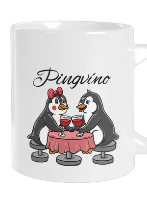Pingvíno veľký hrnček White