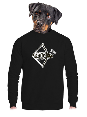 unisex mikina bez kapucne