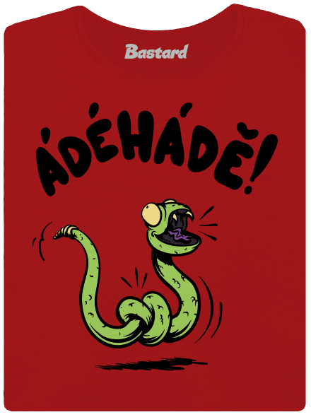 Ádéhádě dámske tričko s lemom Red Mal