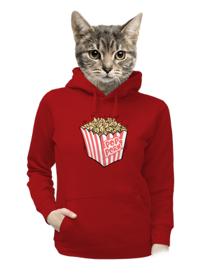 dámska mikina klokanka