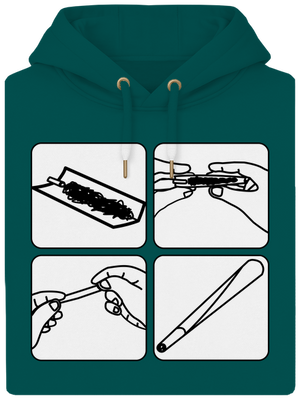 Joint unisex mikina premium Emerald Green